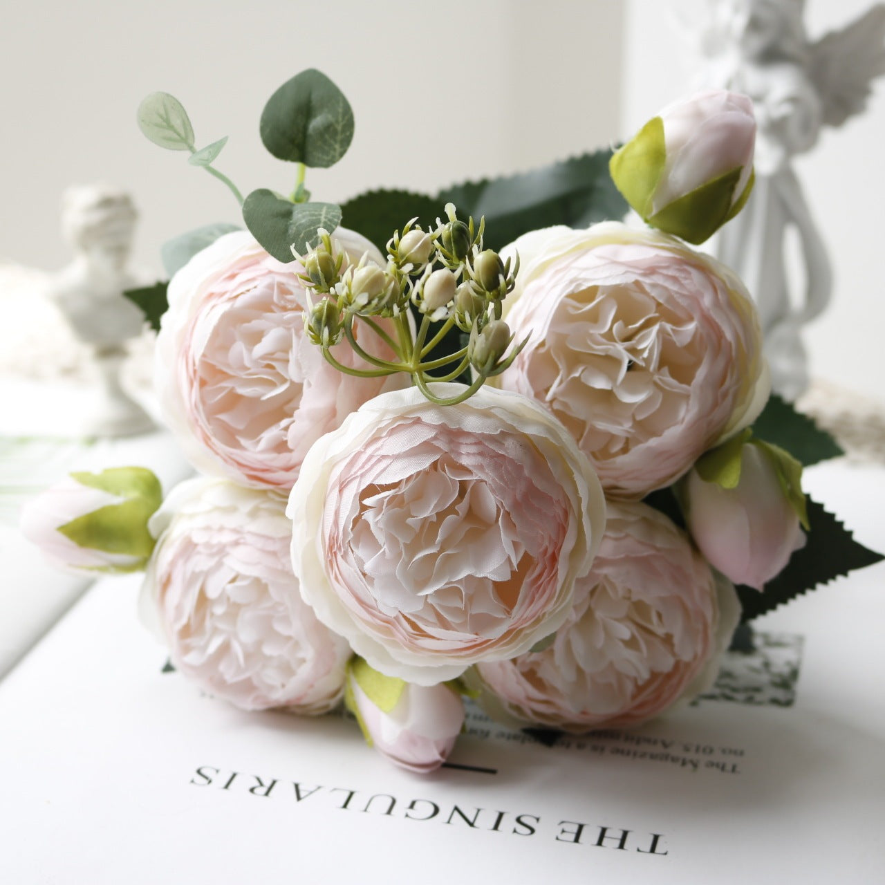 5-head Feili Persian Rose Artificial Flower Home Wedding