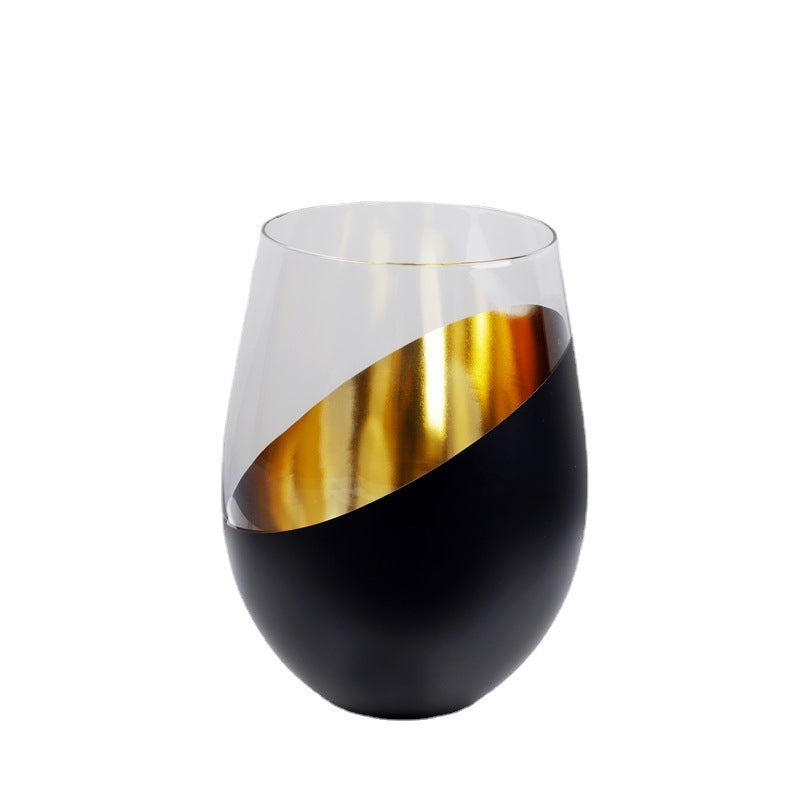 Beverage Juice Yogurt Oval Glass Cup Egg Shape Milky Tea Cup