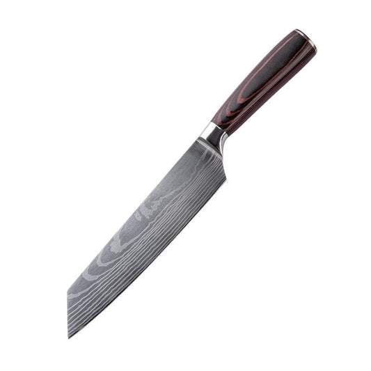Damascus chef's knife