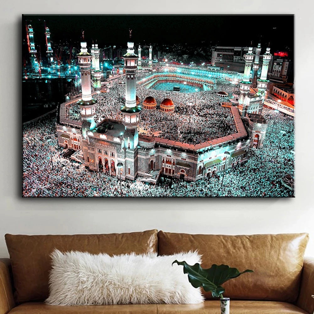 Arab City Night Scene Decoration Painting Living Room Bedroom Mural