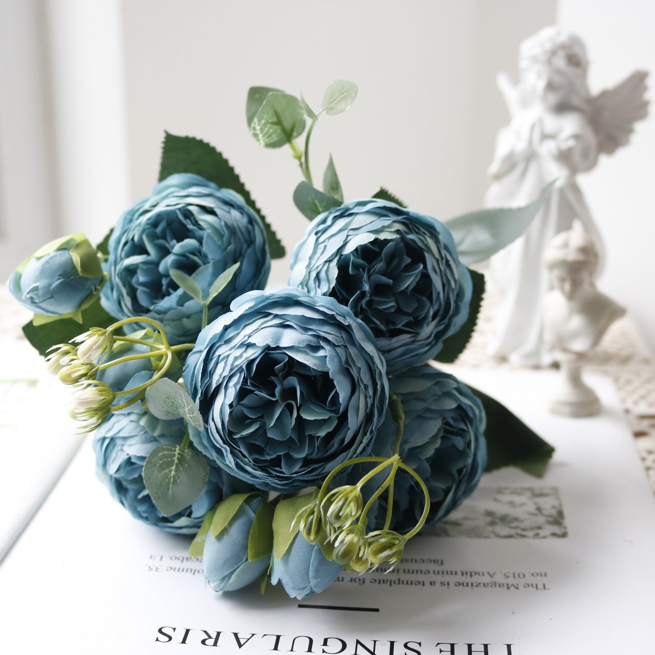 5-head Feili Persian Rose Artificial Flower Home Wedding