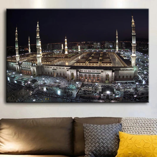 Arab City Night Scene Decoration Painting Living Room Bedroom Mural