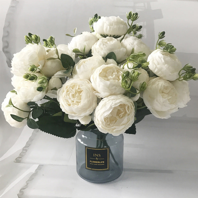 5-head Feili Persian Rose Artificial Flower Home Wedding