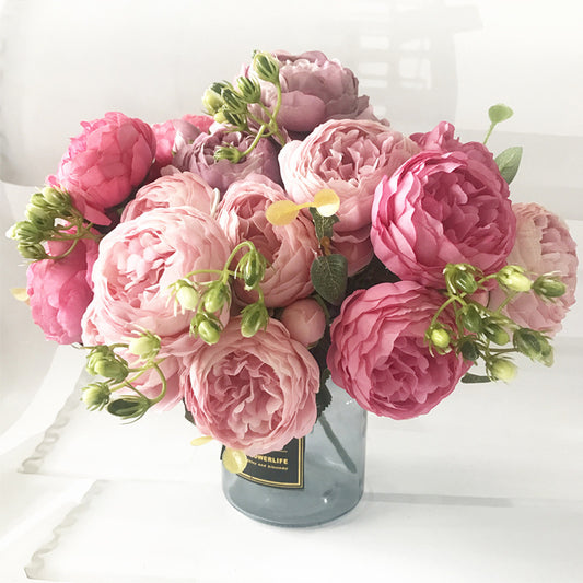 5-head Feili Persian Rose Artificial Flower Home Wedding